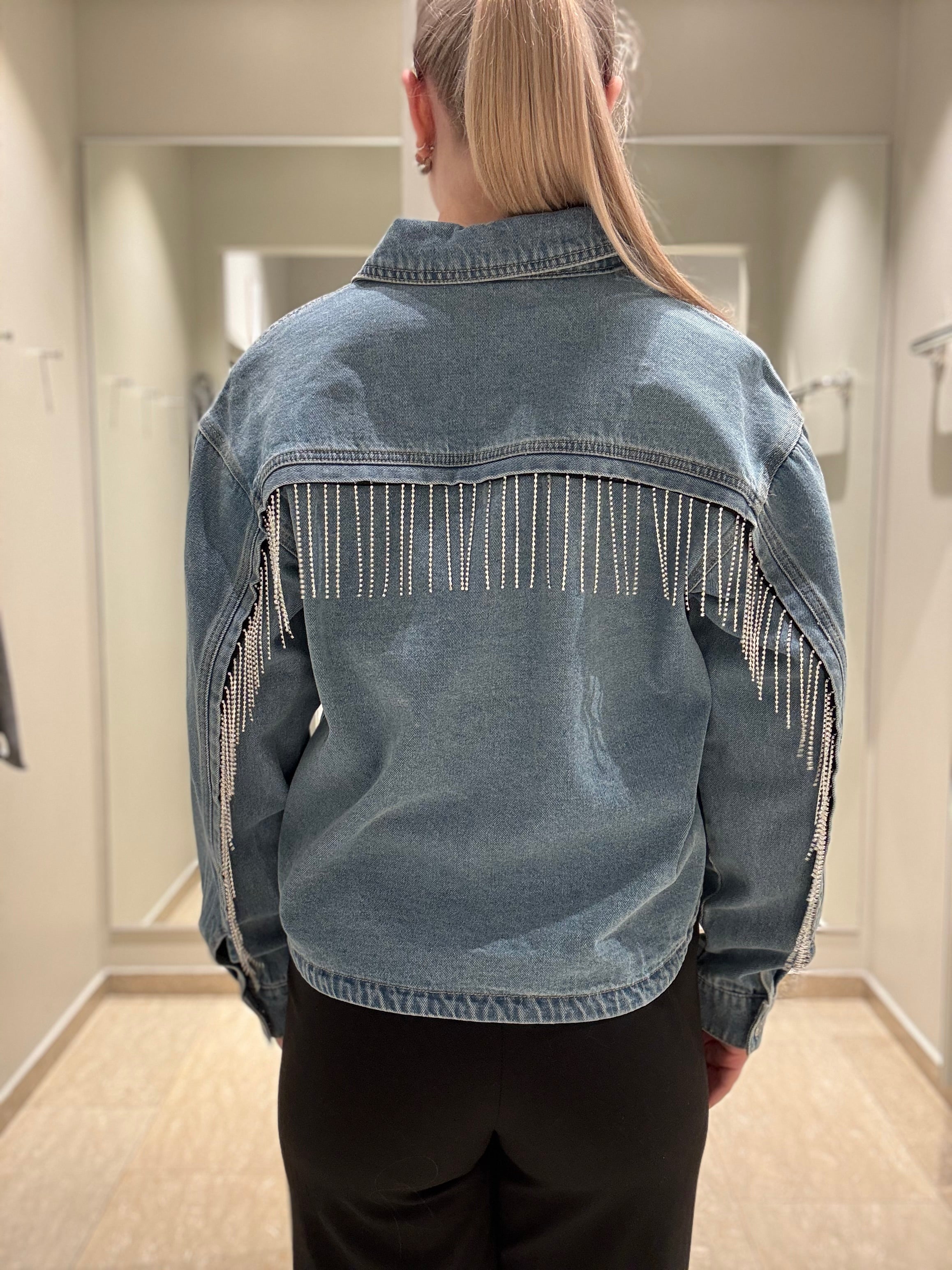 NMALVA Shacket - Light Blue Denim