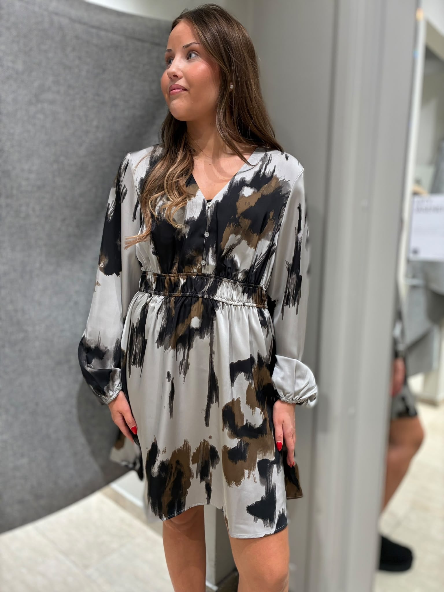 OBJCHILLI Short Dress - Opal Gray