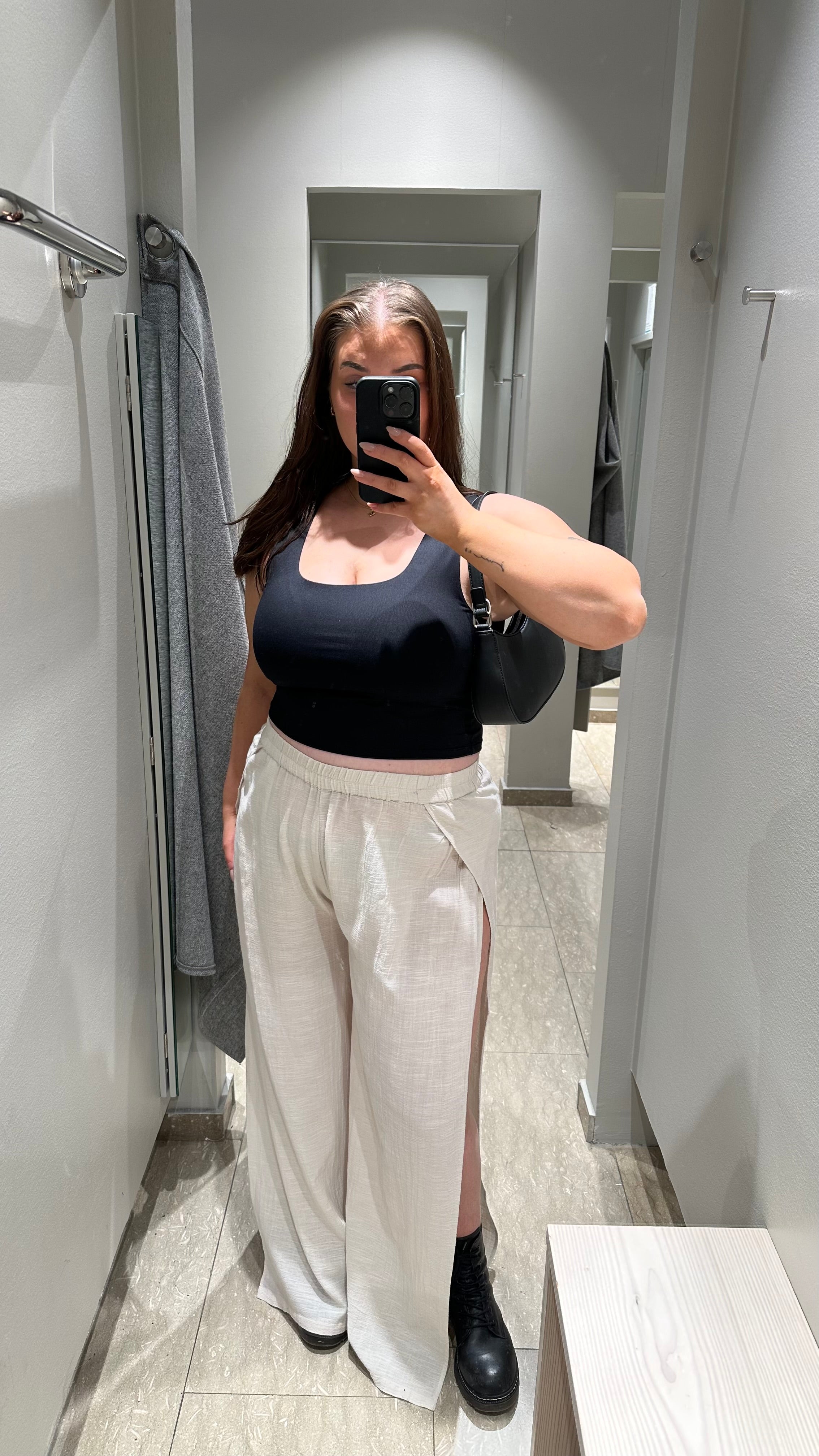 PCAGNES Trousers - Natural