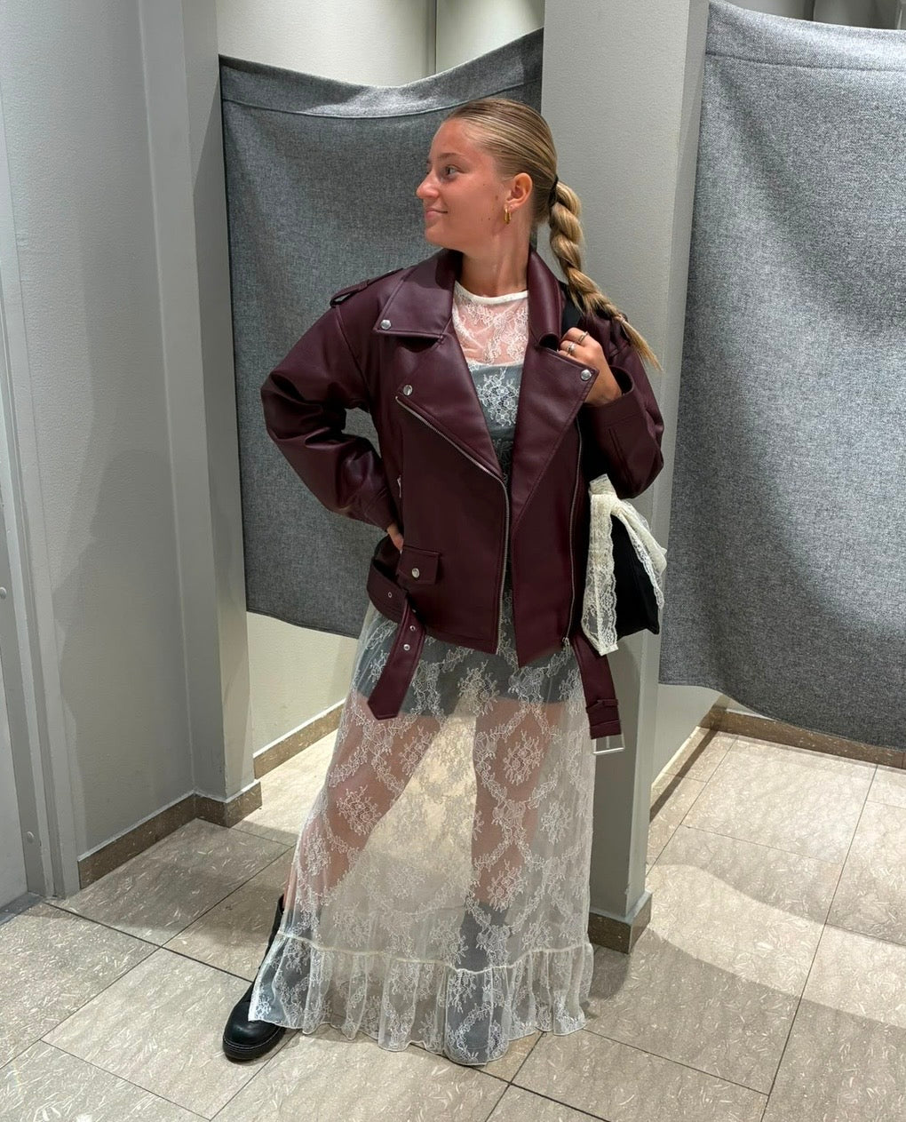 NMPAULINA Biker Jacket - Fig