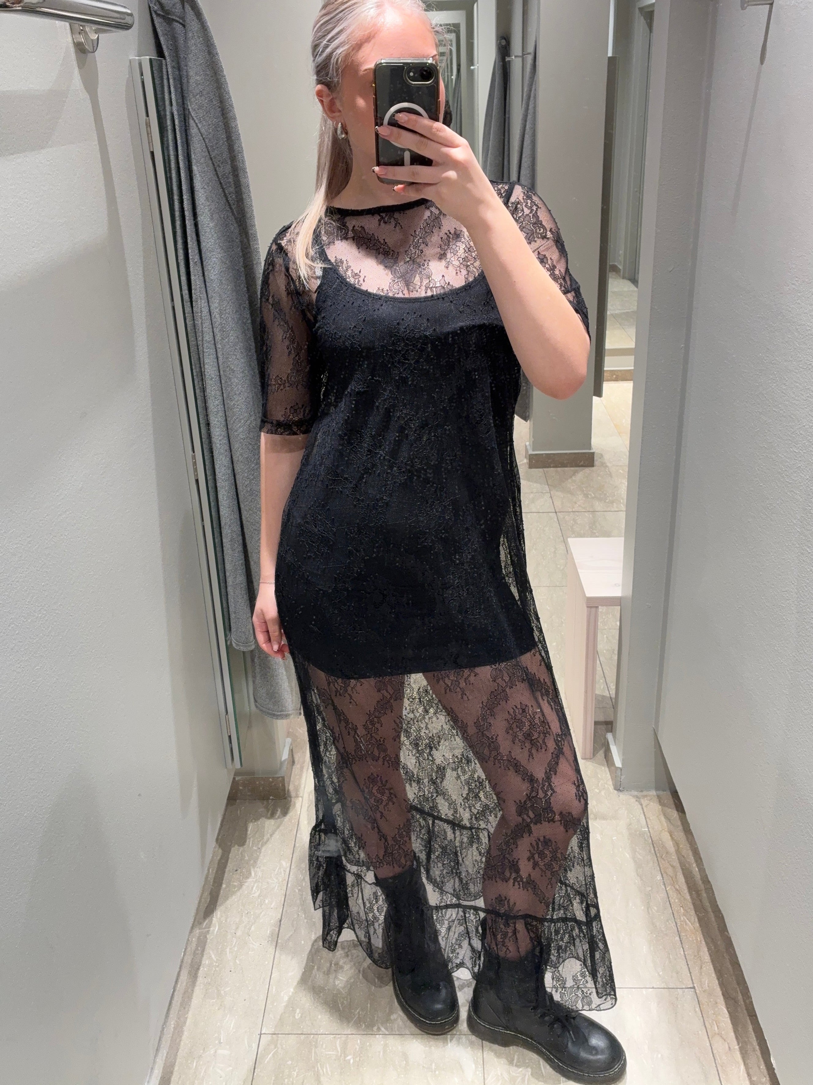 NMLUCIA Long Dress - Black